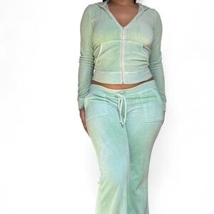 Juicy Couture Mint Velour Set